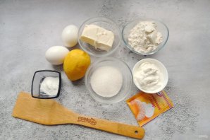 Лимонный кекс на йогурте - фото шаг 1