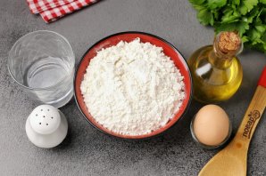 Бездрожжевое тесто с яйцами для лепёшек - фото шаг 1
