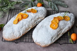 Рождественский дрожжевой штоллен - фото шаг 19
