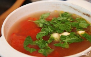 Томатный суп с мясом - фото шаг 9