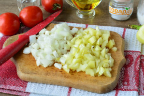 Цукини с помидорами и перцем на зиму - фото шаг 3