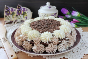 Шоколадный торт со взбитыми сливками - фото шаг 16