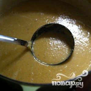Суп-пюре с фасолью и ветчиной - фото шаг 6