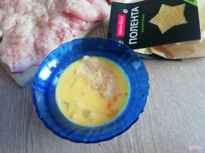 Куриное филе в панировке из поленты "Bravolli" - фото шаг 6