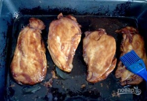 Куриная грудка под соусом "Терияки" - фото шаг 5