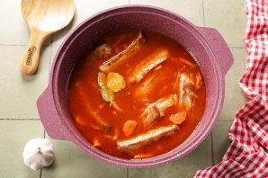 Ребрышки с фасолью - фото шаг 10