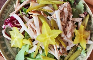 Фруктово-овощной салат с индейкой - фото шаг 6