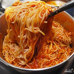 Подливка к спагетти с фаршем - фото шаг 7