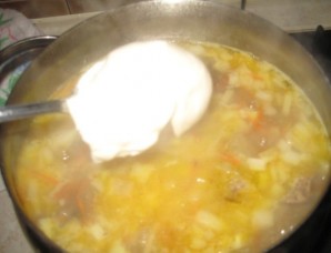 Сырный суп с белыми грибами   - фото шаг 4