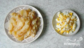 Зимний картофельный салат - фото шаг 2