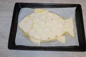 Пирог "Золотая рыбка" - фото шаг 14