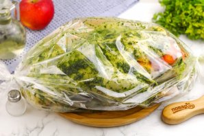 Утка с яблоками в рукаве - фото шаг 5