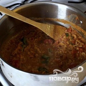 Спагетти с бараньим горохом - фото шаг 3