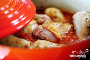 Курица с помидорами и чесноком - фото шаг 10