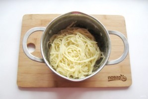 Спагетти с кетчупом - фото шаг 4