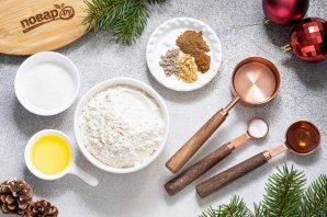 Пряное имбирное печенье - фото шаг 1