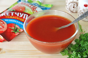 Тефтели без риса в томатном соусе с кетчупом - фото шаг 6