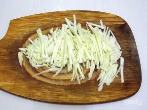 Салат "Кубанский" с огурцами и капустой - фото шаг 2