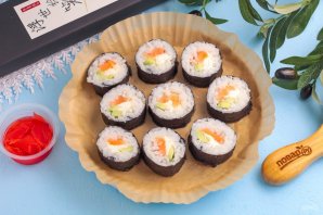 Запеченные роллы - фото шаг 8