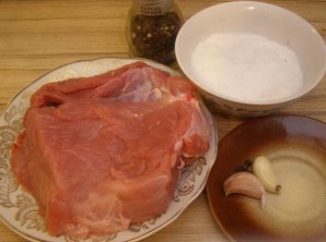 Мясо в духовке в фольге - фото шаг 1