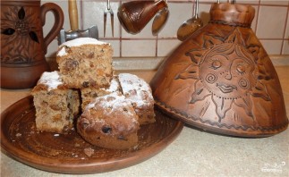 Пирог с орехами и сухофруктами - фото шаг 10
