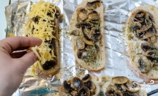 Запеченные бутерброды с грибами - фото шаг 7