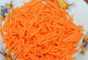 Жареные баклажаны с морковью и чесноком - фото шаг 4