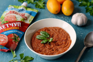 Каша из амаранта с кетчупом - фото шаг 5