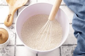 Блины дрожжевые на воде - фото шаг 7