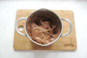 Шоколадный мусс из манки - фото шаг 7