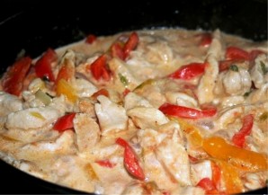 Курица с овощами в сметанном соусе - фото шаг 4