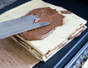 Бисквитный торт с шоколадом - фото шаг 19