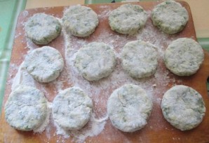 Соленые сырники с зеленью - фото шаг 4