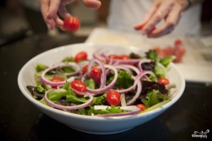 Салат с жареным мясом - фото шаг 3