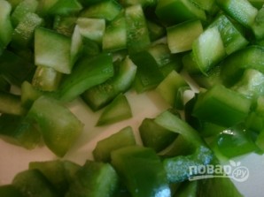 Салат из зеленого перца - фото шаг 2