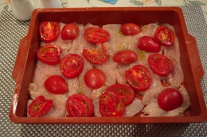 Отбивные в духовке с помидорами и сыром - фото шаг 2