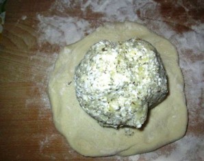 Осетинский пирог на сковороде - фото шаг 4