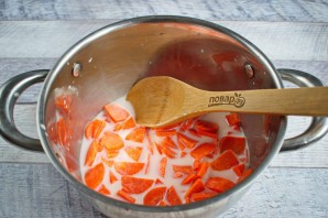 Морковное суфле с манкой - фото шаг 2