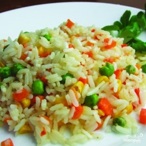 Рис с овощами в мультиварке - фото шаг 7