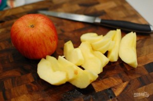 Перевернутый пирог с яблоками и тыквой - фото шаг 1