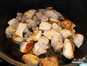 Картошка с мясом в казане - фото шаг 2