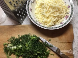 Ватрушки с сыром и зеленью - фото шаг 7