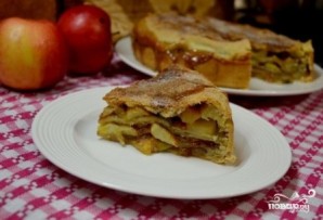 Яблочный пирог в духовке - фото шаг 19