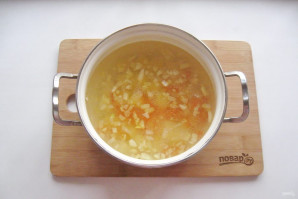 Баварский суп с колбасками - фото шаг 6