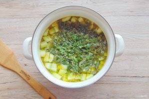 Щавелевый суп с кабачками - фото шаг 7