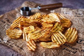 Картофельные чипсы - фото шаг 8