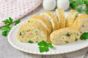 Рулет с ветчиной - фото шаг 9