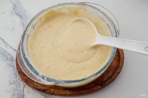 Заливной пирог с капустой и сыром - фото шаг 5