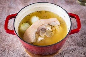 Гороховая каша с мясом - фото шаг 3