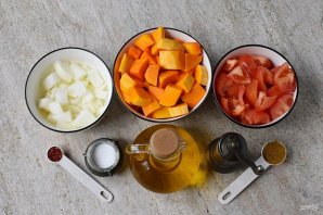 Постный суп из тыквы - фото шаг 1